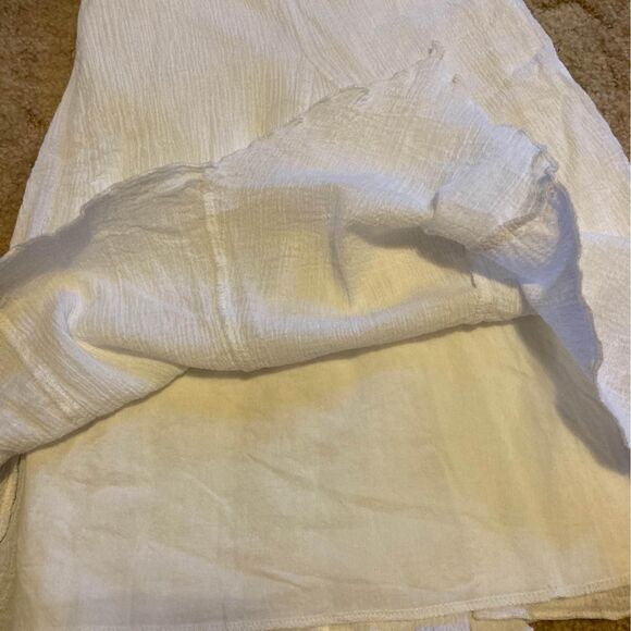 Dress Barn Woman Fully Lined Hankercheif Hem Midi Skirt Size 2X - Picture 3 of 4